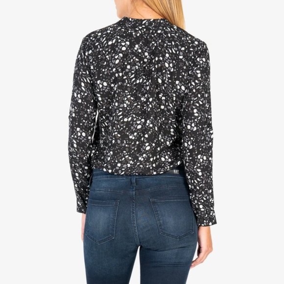 KUT Jasmine Printed Top (Cesena Rocks Black) - Picture 3 of 6